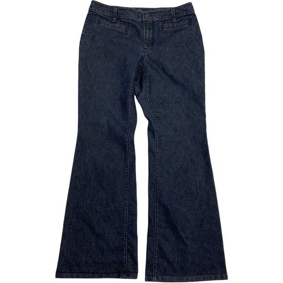 Ann Taylor 6 Curvy Jeans Boot Cut 32" x 30" - Picture 1 of 5